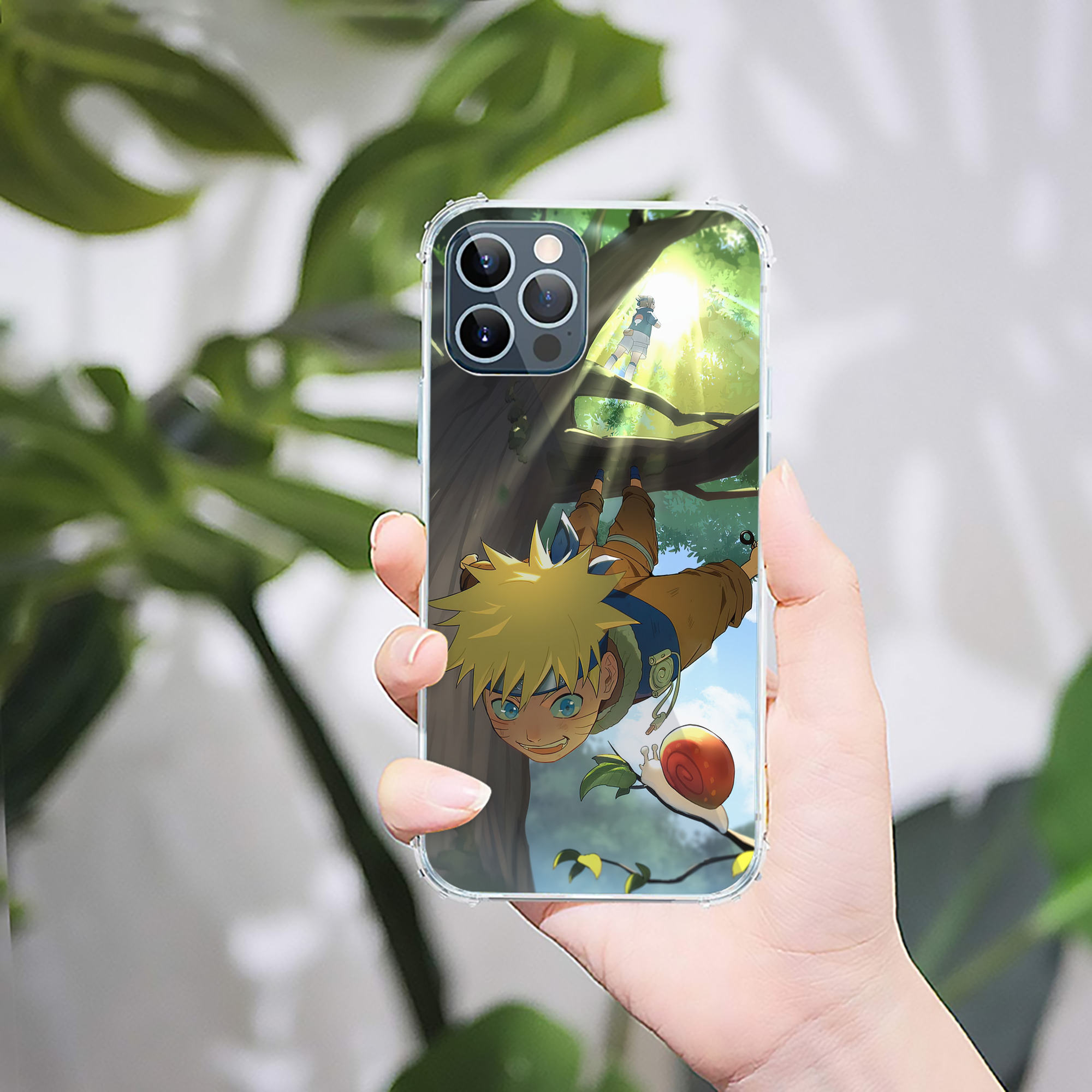 （画像用） NARUTO -ナルト- NARUTO -ナルト- 疾風伝 【iPhone 12シリーズ対応】透明スマホケース（クリアソフトケース）